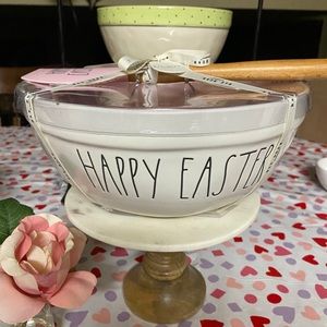 Rae Dunn mixing bowl/spatula 🐰HAPPY EASTER 🐇 🐣